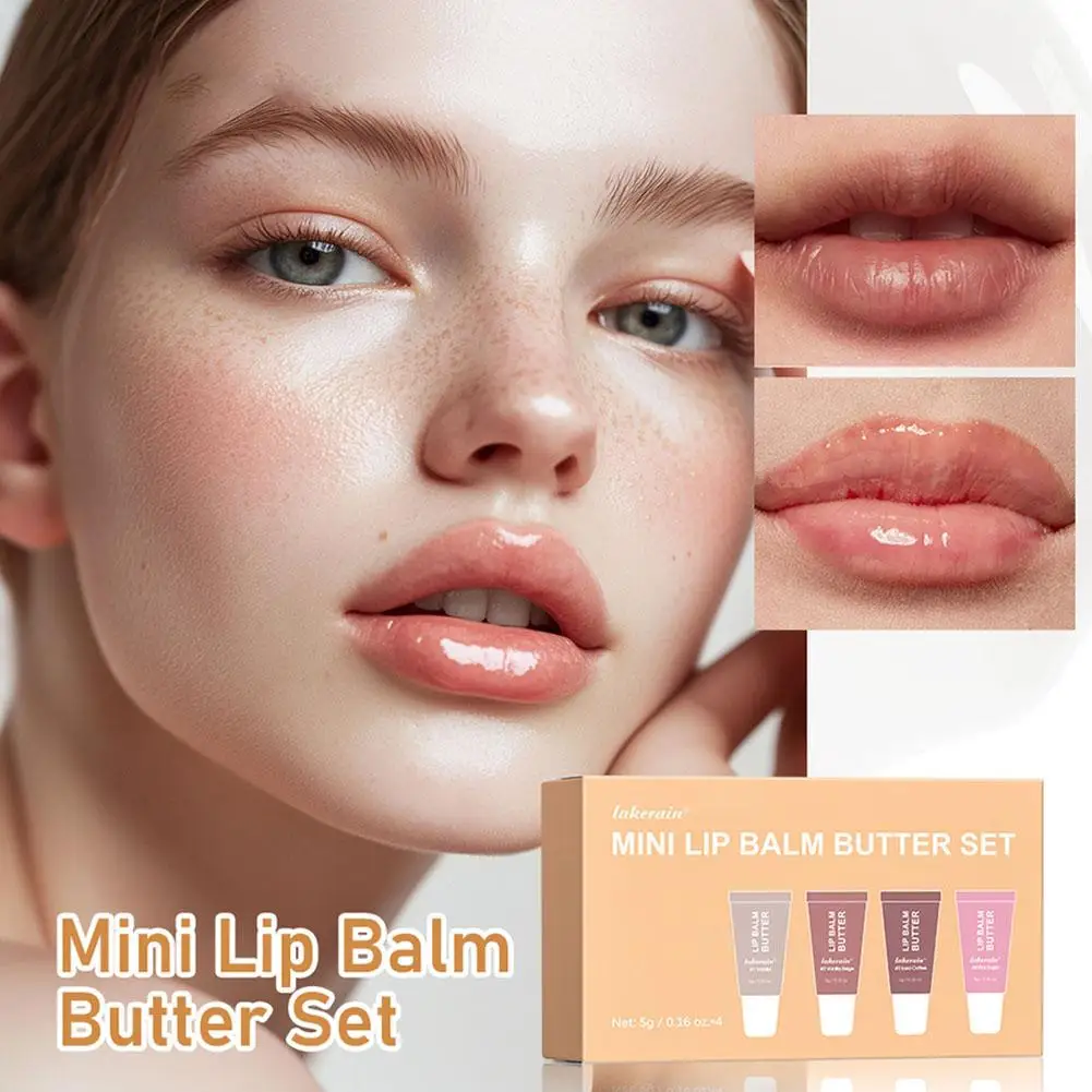 4 ชิ้น/เซ็ตฤดูร้อน Fridays Lip Balm Moisturizing Smooth Soft LIPS เครื่องสําอางน้ําตาลวานิลลา Beige Sweet Mint แต่งหน้า Lip Care