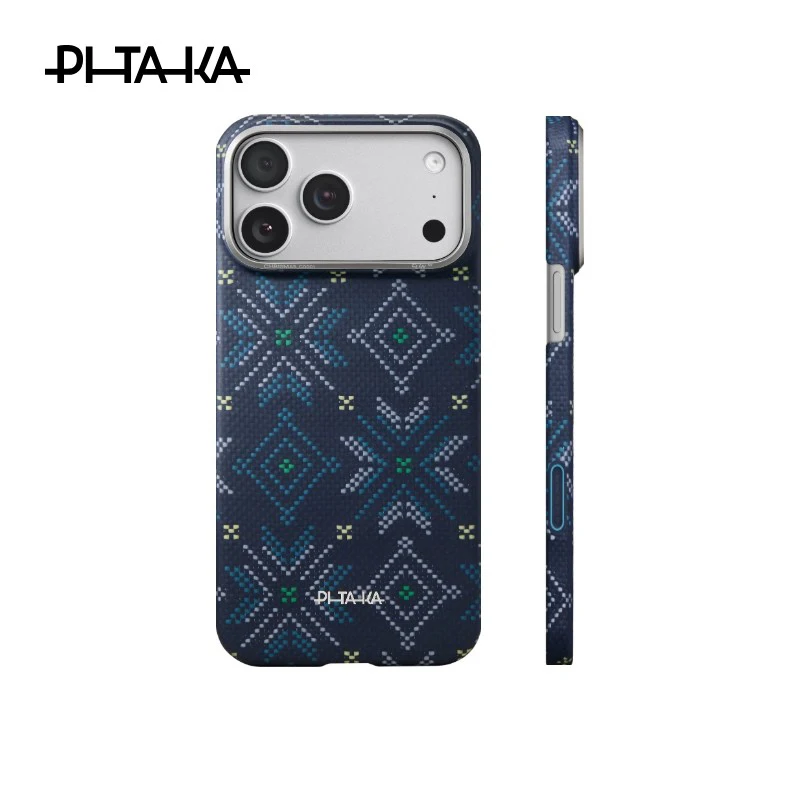 

Чехол для телефона PITAKA из углеродного волокна для iPhone 16/17 Pro Max/16/17 Pro/iPhone Air, магнитный защитный чехол для телефона, рождественские подарки