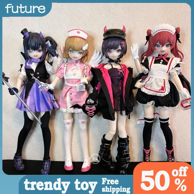 

Neo Eden Mjd Doll Blind Box Light Nightmare Twin Series Movable Anime Figure Collectible Toy Desktop Decorative Ornaments Pvc