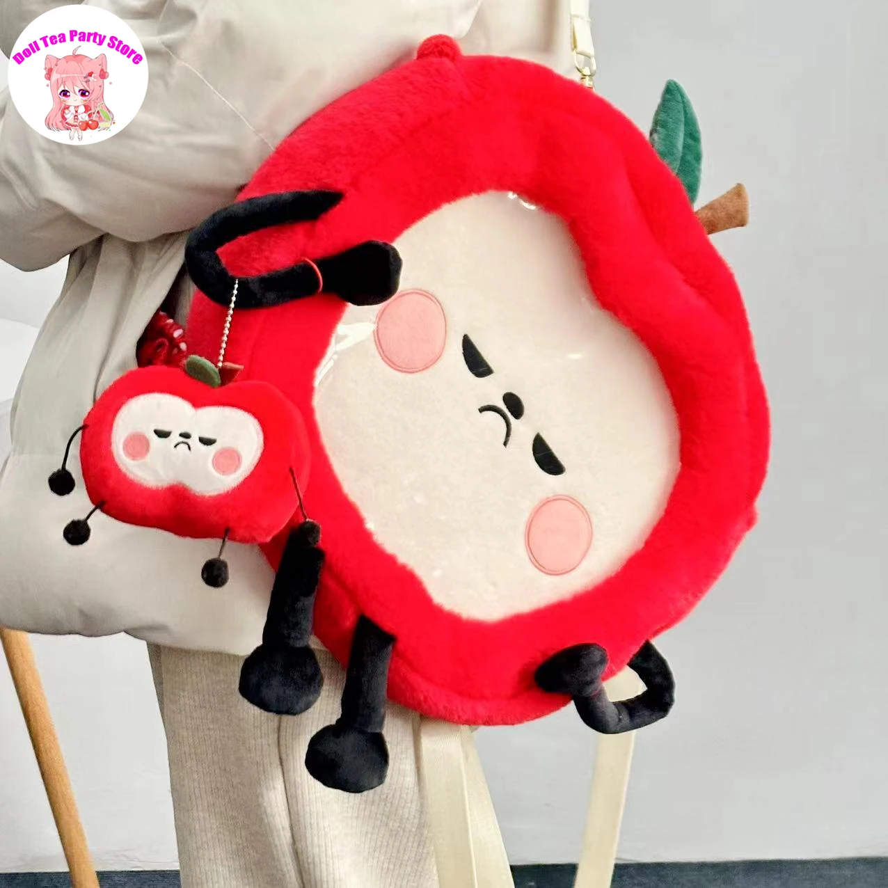 Anime miłość i głęboki przestrzeń Caleb Kawaii Apple Itabag przezroczysty plecak zabawna torba listonoszka na ramię portfel Cosplay prezent