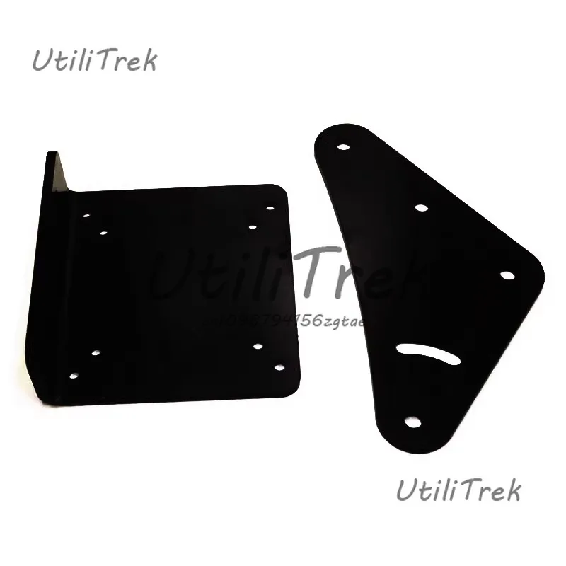 

1PC Carbon Steel L-Type Bracket Fixed Racing Simulator Display Fixture Triple Screen Bracket Angle Connecting Plate Triangle