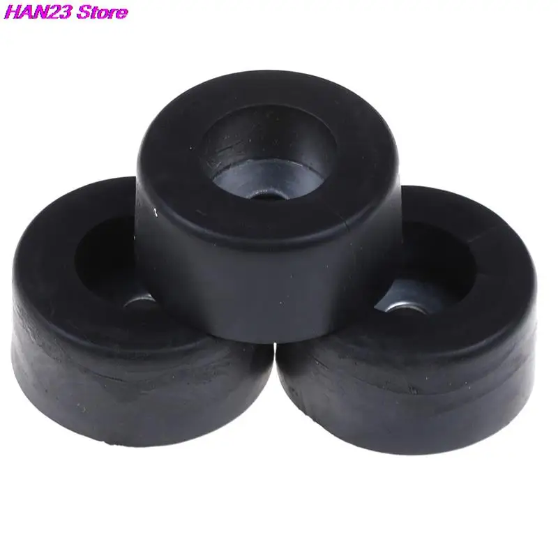 Cabinets Rubber Feet Damper Pad Base 4pcs Durable Black 38mm x 19mm Large Case Speaker