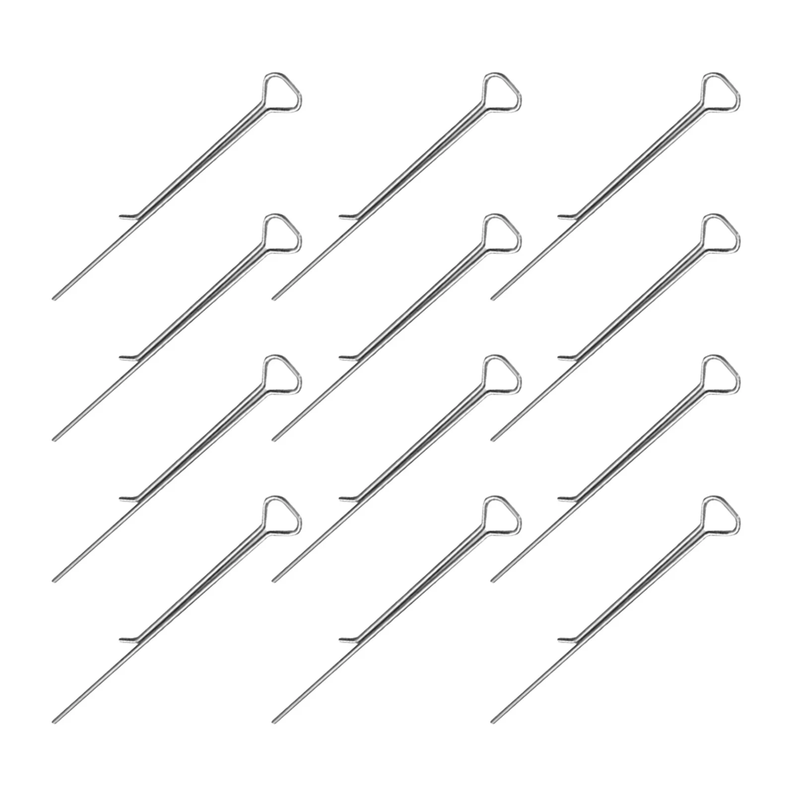 

12Pcs Wick Fixing Clip Metal Centering Holder DIY Making Tool Wick Holder Accessory Silver Wax Stick Clips