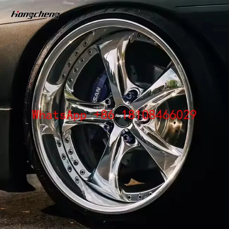 

Two-Piece Electroplated Deep Lip Alloy Forged Wheels 18 20 21 22 24 Inch 5x112 5x120 5x114.3 Rims