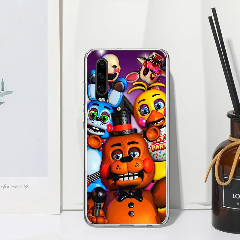 Five-Nights-At-Freddys Phone Case For Huawei P30 P40 P20 P10 Lite Mate 20 10 Pro Y5 Y6 Y7 Y9S P Smart Z Fundas Back Cover