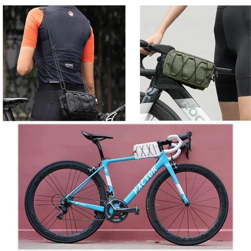 Bolsa para tubo superior de bicicleta, bolsa para quadro de bicicleta, bolsa flutuante para selim, kit de ferramentas para bicicleta de estrada de montanha, bolsa de armazenamento, bolsa crossbody