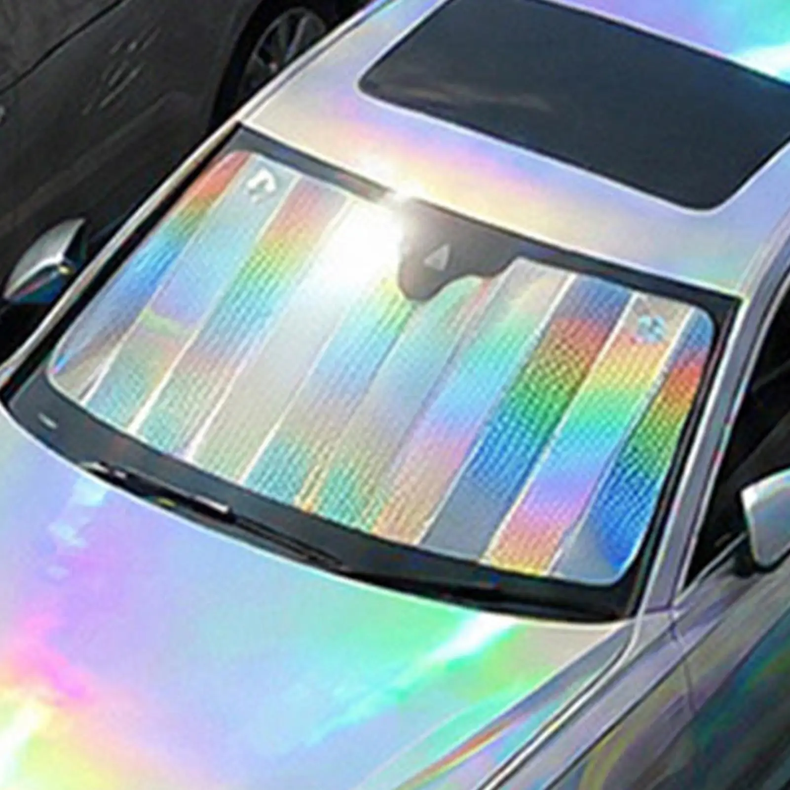 

Sun Shade For Car Windshield Foldable Large Accordion Reflective Cover Car Front Window Shades For SUV Trucks Vehicles Dashboard