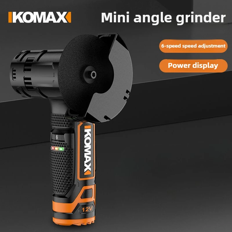 

Cordless Electric Angle Grinder 6-speed regulation Lithium Battery Polishing Grinding Machine Diamond Cutting Power Grinder