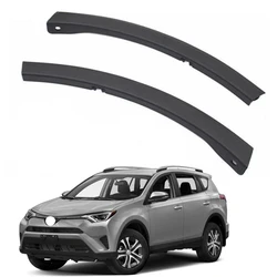 1/2PCS Front Bumper Wheel Eyebrow Fender Molding Trim Car Accessories Plastic Black Fit For Toyota RAV4 XA40 2016 2017 2018