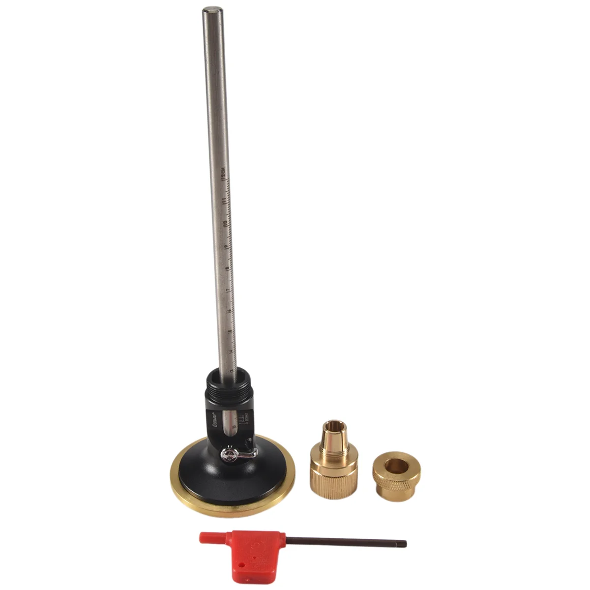 AT16  Wheel Marking Gauge Woodworking Marking Scriber with 2 Replacement Cutters Solid Metal Bar Wood Scribe Tool for Carpenter