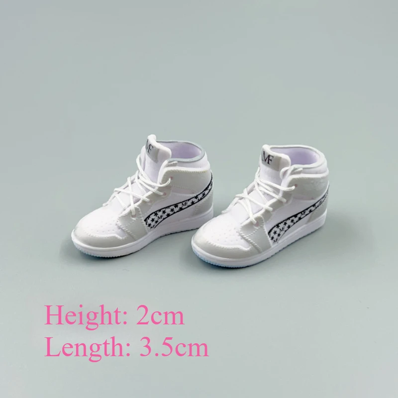 Calçados esportivos de 3,5 cm de comprimento para acessórios de vestir de boneca Blythe 1/6