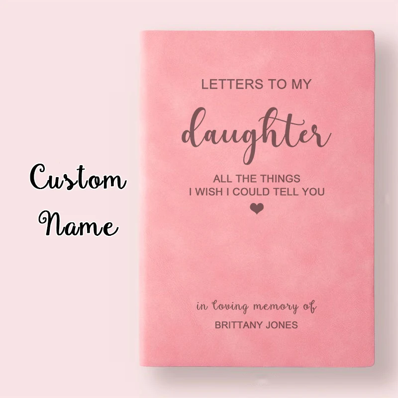 

Letters To My Daughter Newborn Baby Girl Shower Gift Teenager Daughter Memorial Keepsake New Mom Gift Personalized Name