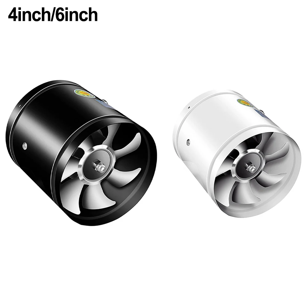 

Multifunctional Powerful Mute Exhaust Fan 4/6 Inch Pipe Vent Exhaust Fan Duct For Kitchen Toilet Office Meeting Room