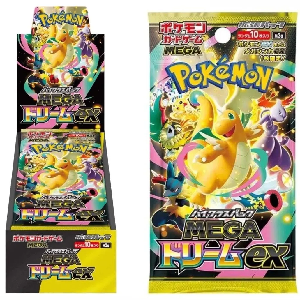 Original Kayou Pokemon TCG L M2a JP Edition Sammelkarten Spielzeug Mega Dream Ex Goldene Box Booster Pack Geburtstagsgeschenk