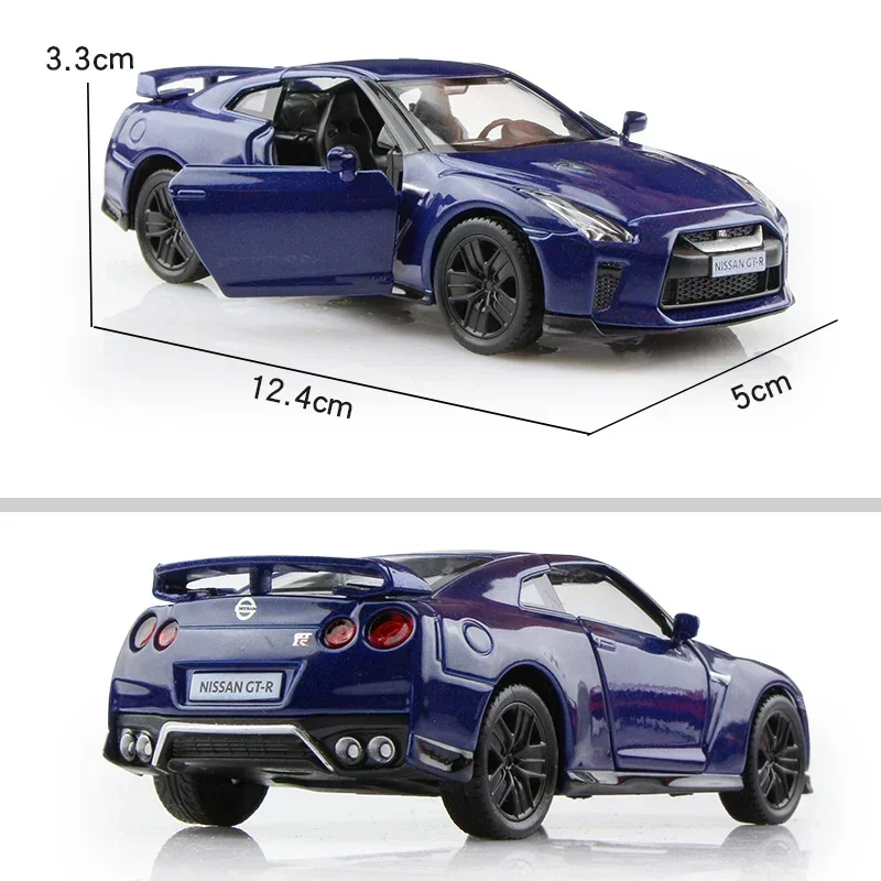 1:36 Nissan GTR R35 Super car Simulation Exquisite Diecast Toy Vehicles city Alloy Model Gifts  Essential Ornaments
