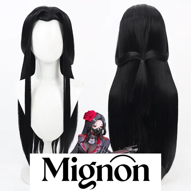 

Goddess of Victory: NIKKE Maiden cosplay wig ancient style universal black widow's peak Halloween gift