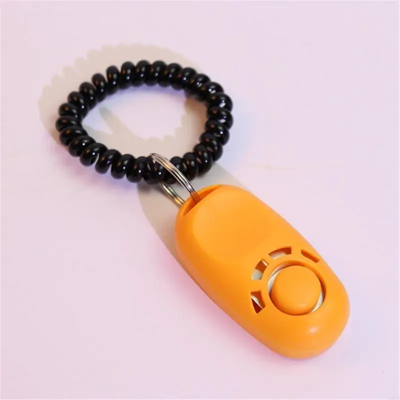 K3KA Outdoor Pet Dogs Training Clickers con Stretch Rope Cats Trainer Strumento ausiliario