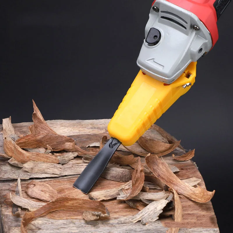 

T50 1SET Wood Carving Electric Chisel Changed Angle Grinder Into Power Chisel Woodworking Tool