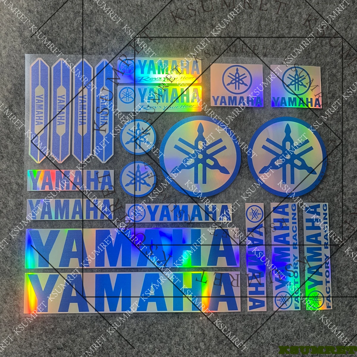 الليزر ياماها ملصق دراجة نارية خزان شعار خوذة شعار الشارات #4