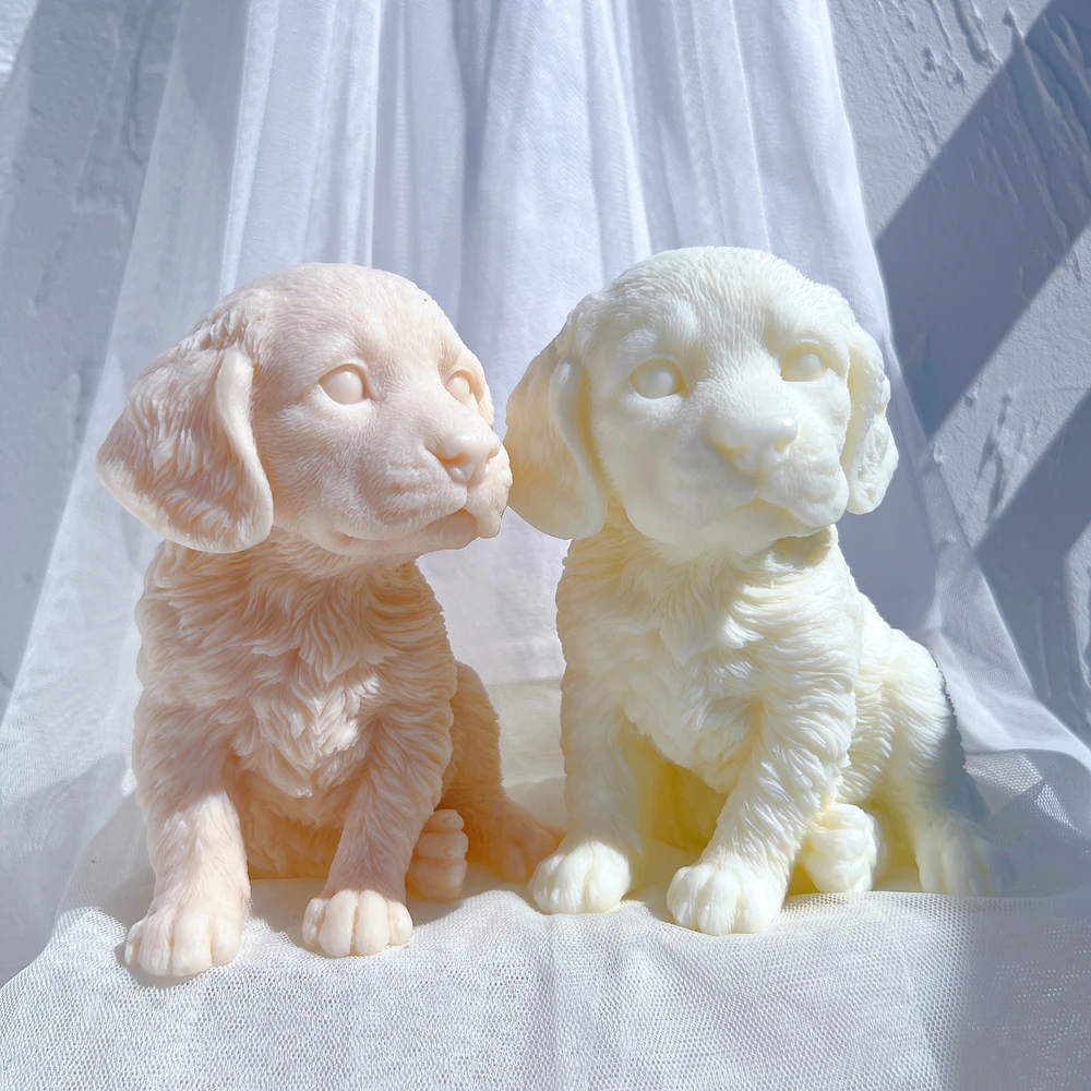 

Puppy Dog Lover Home Decor Springer Spaniel Puppy Candle Mold Animal Puppies Soy Wax Silicone Mould