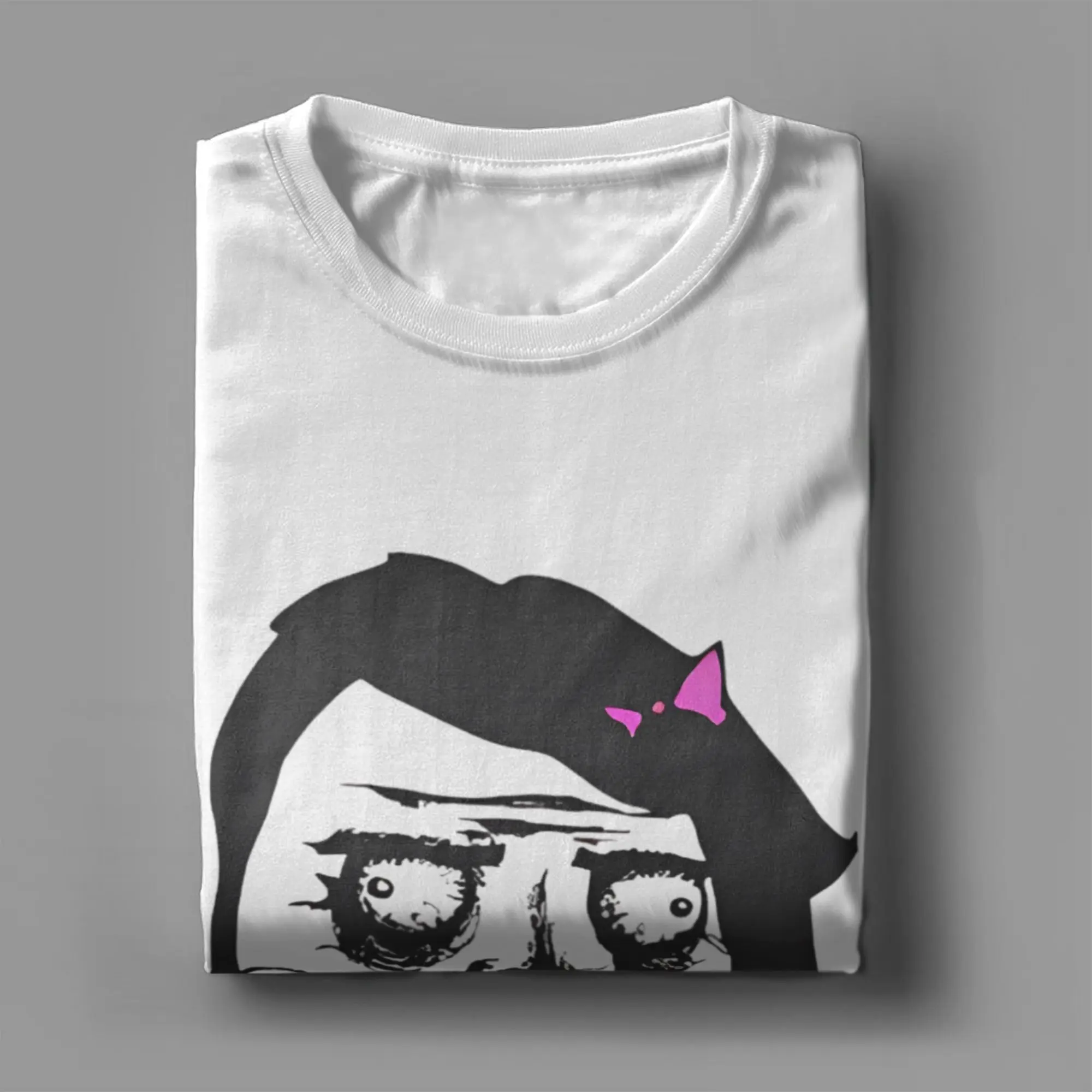 الرجال السود أنثى لي غوستا الغضب الوجه ميمي تي شيرت 100% ملابس قطنية الإبداعية قصيرة الأكمام س الرقبة تيز تي شيرت الحفلات