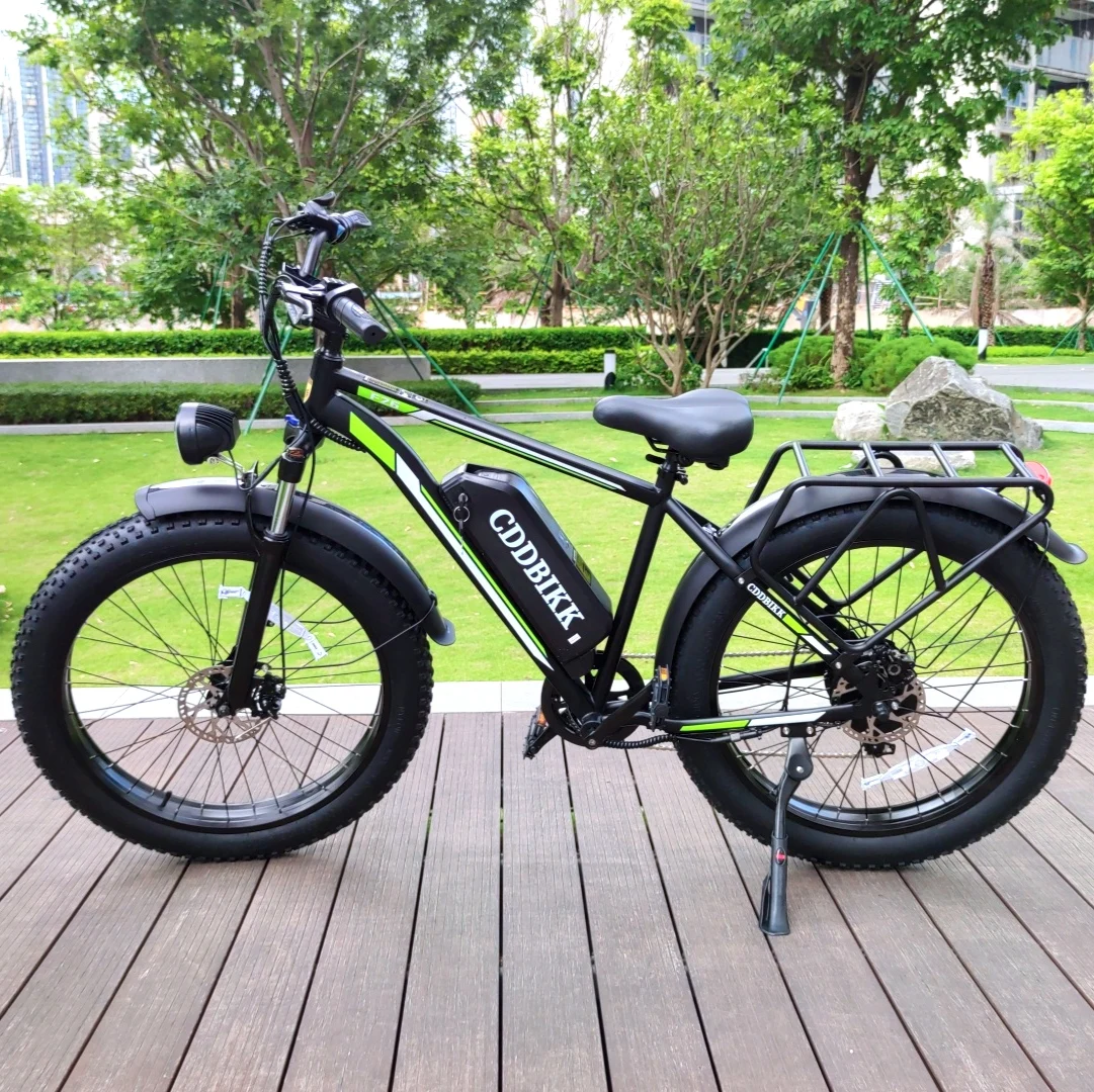 

26 Inch Fat Tire Electric Moped 48V 1000W 45km/h Bicycle Electric Bicycle