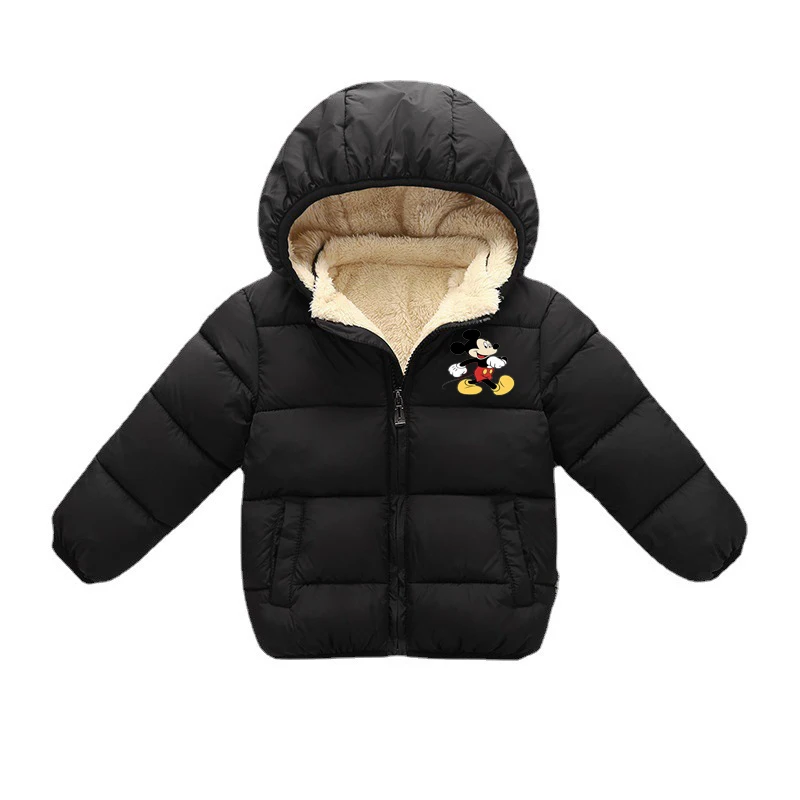 

Зимняя одежда для детей 0-3 лет, зимний костюм для маленьких мальчиков и девочек, теплая хлопковая пуховая куртка с капюшоном, пальто