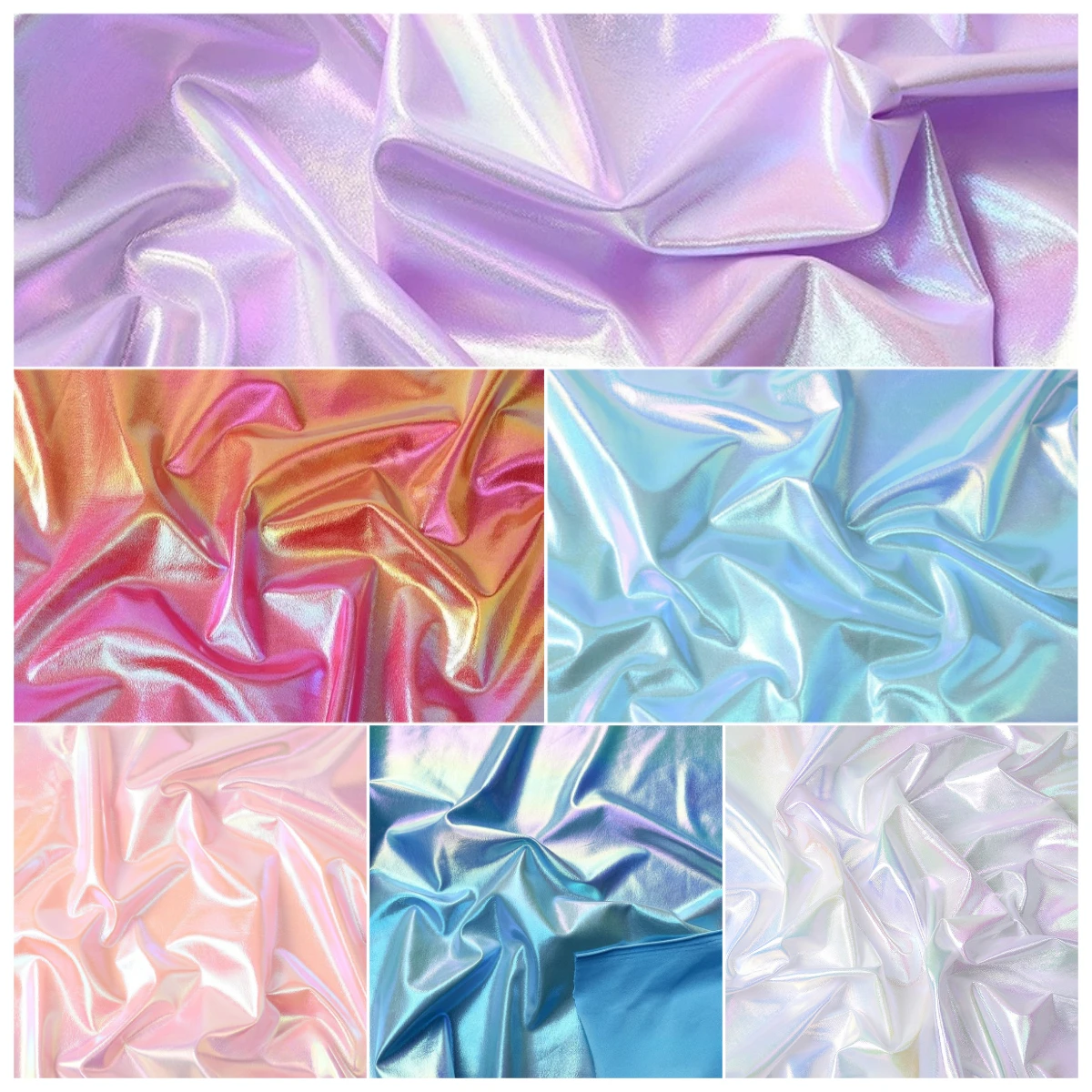 

Красочная лазерная блестящая эластичная ткань из спандекса с золотым тиснением для ослепительных сценических костюмов, декоративный фон