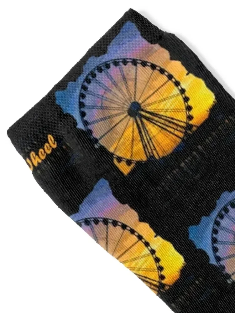 Ferris Wheel Socks japanese fashion christmas gift Heating sock snow Socks Woman Men's