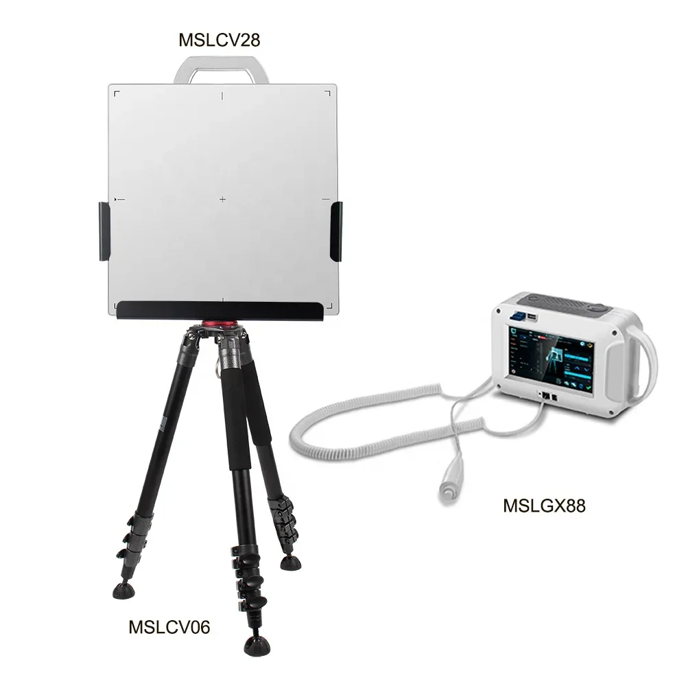 High frequency portable mini handheld digital xray machine use with DR wireless flat panel detector for human and vet