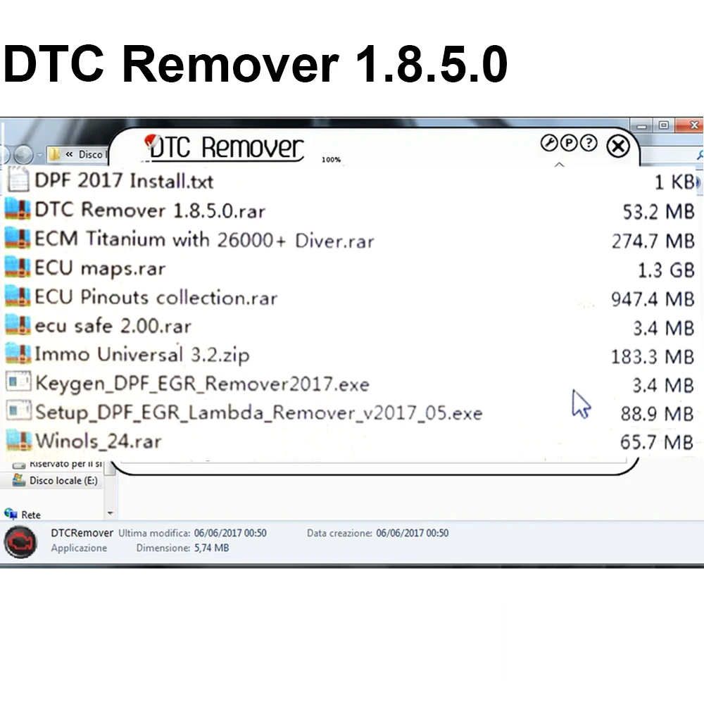 ECU Turning Programs DTC Remover 1.8.5.0/ECUsafe/WinOLS/ECM Titanium/ECU maps/ECU Pinouts collection/Immo Universal 3.2.zip