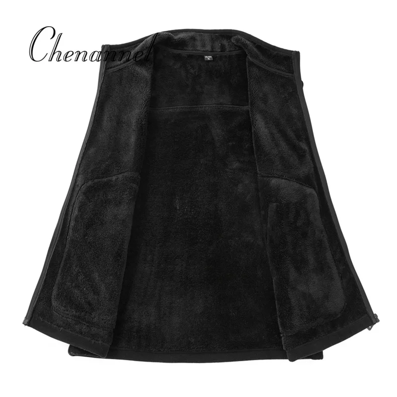 

Флисовый жилет для мужчин на осень и зиму, флисовый жилет, свободная флисовая куртка большого размера без рукавов для занятий спортом на открытом воздухе