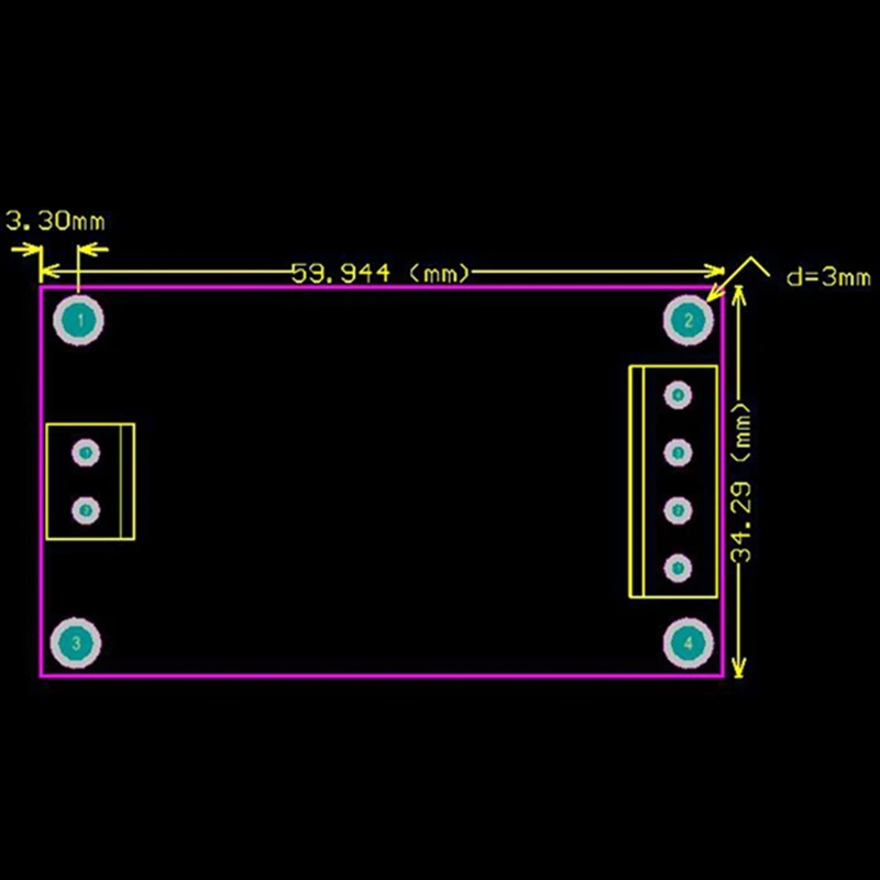 2Pcs DC12-24V Dual MOS Digital Time Delay Relay Trigger Cycle Timer Delay Switch Circuit Board Timing Control Module