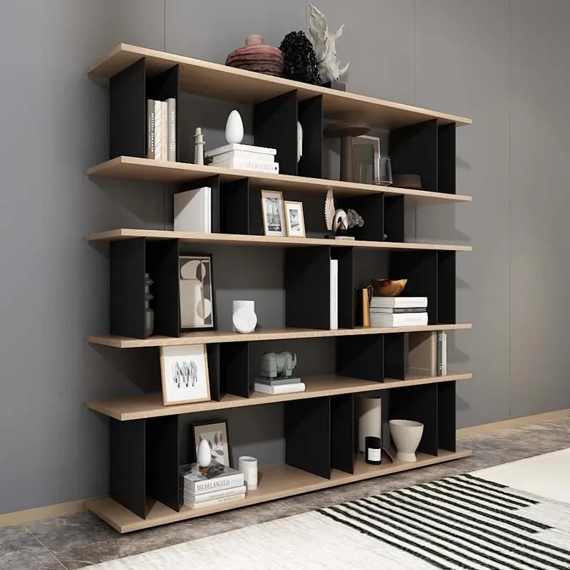 

Книжный шкаф для спальни середины века, скандинавская витрина для спальни, книжная полка, органайзер для хранения, мебель для гостиной Etagere Rangement