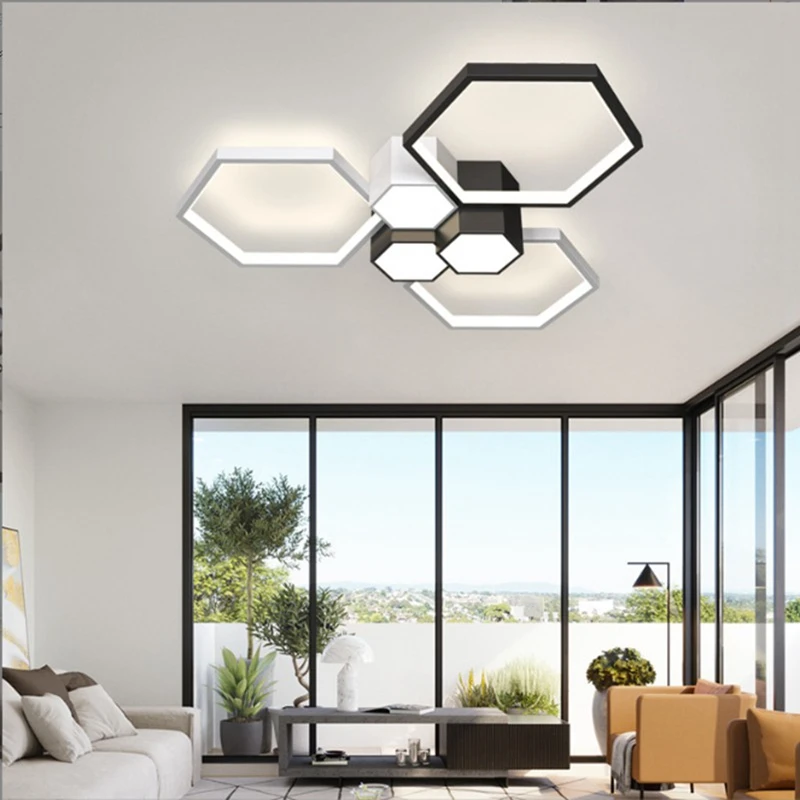 

Simple Ceiling Lamp Modern Living Room Creative LED Chandelier in Bedroom Dining Room Gexing Sisle Indoor Decoration Lamps