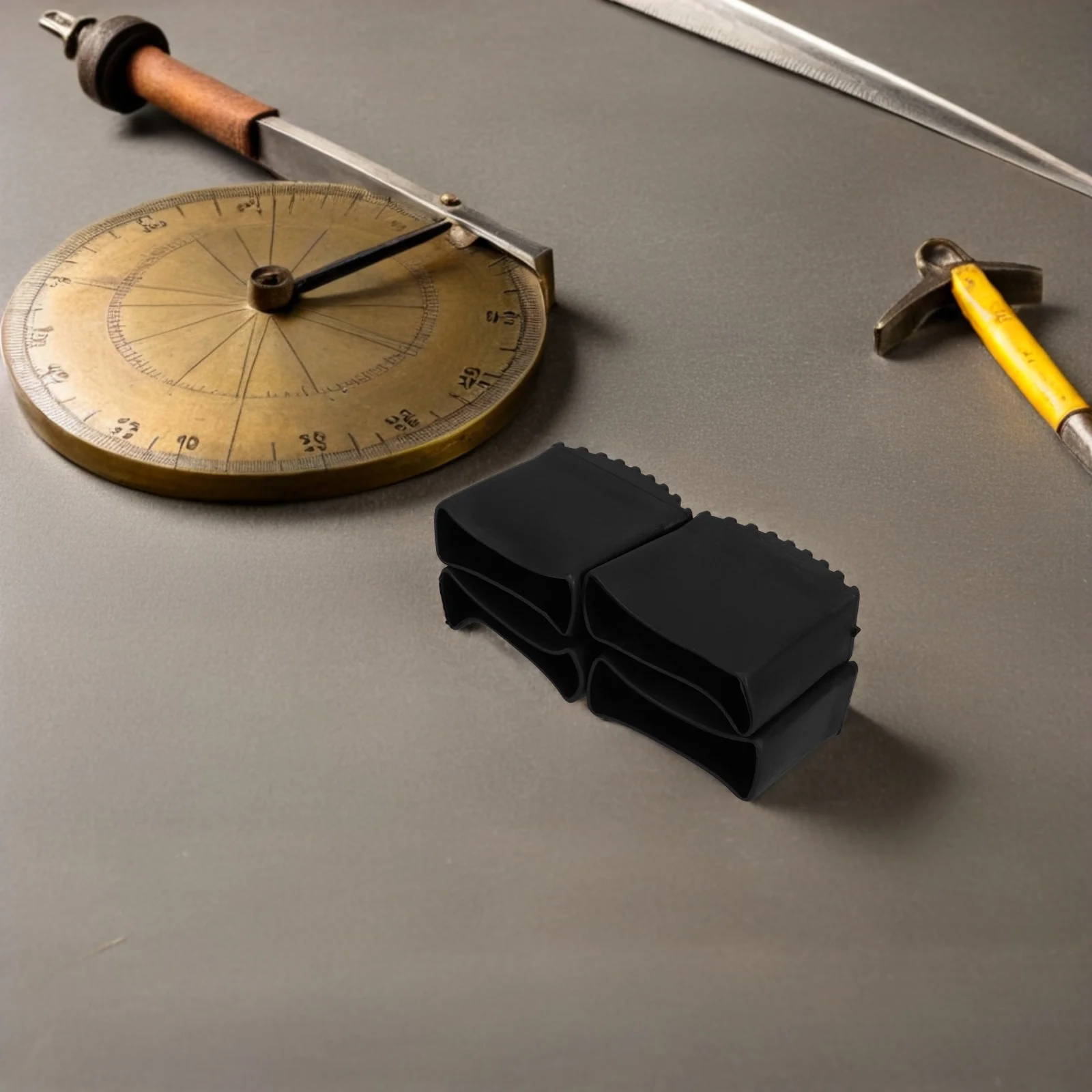 

4 Pcs Non-slip Mat Ladder Safety Shoe Anti Skid Feet Resistant Pad Pads for Step Black Covers