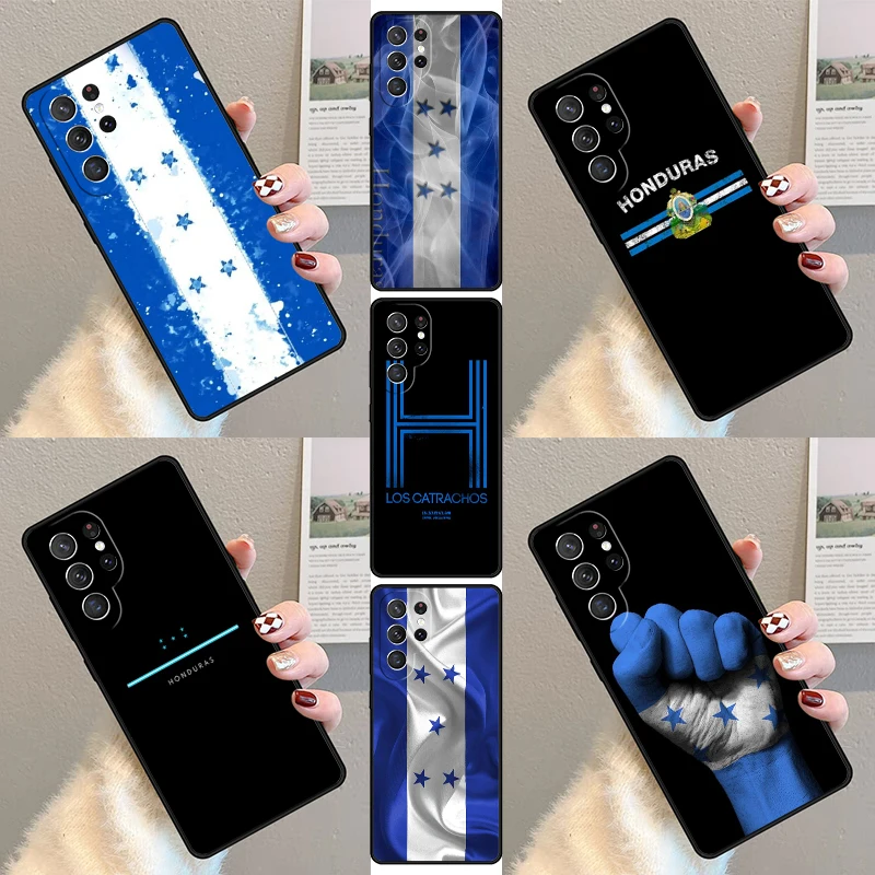 

Honduras Flag Phone Case For Samsung Galaxy S25 S23 S30 S21 S20 FE S24 S22 Ultra Note 10 20 Plus Silicone Cover lite