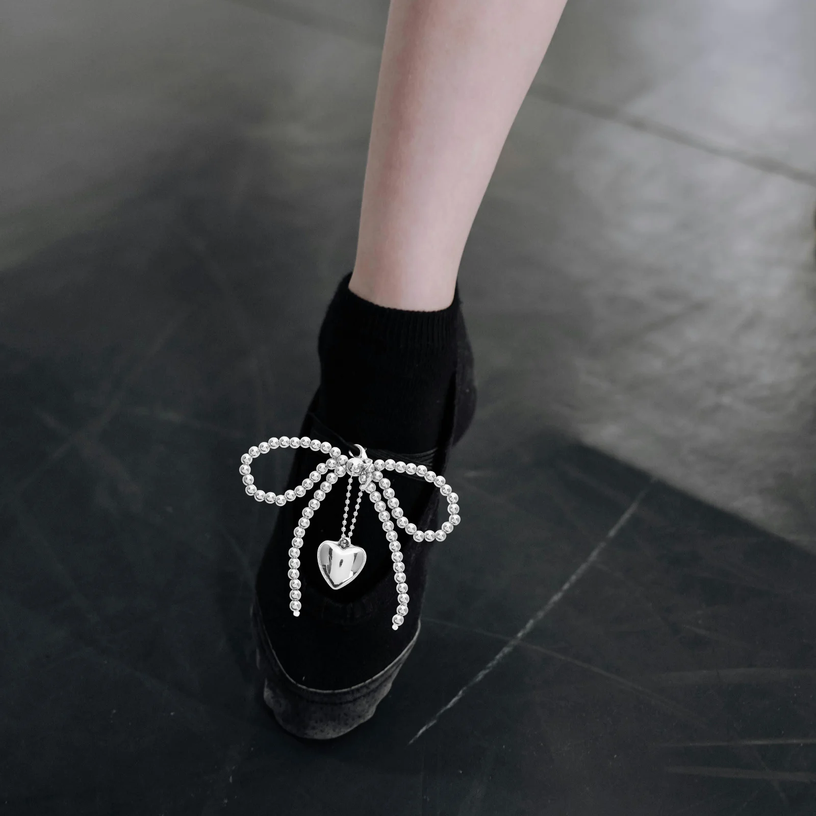 Perle nœud papillon charme chaussure décoration strass baskets talons hauts ballerines facile installer accessoires de mode à la mode