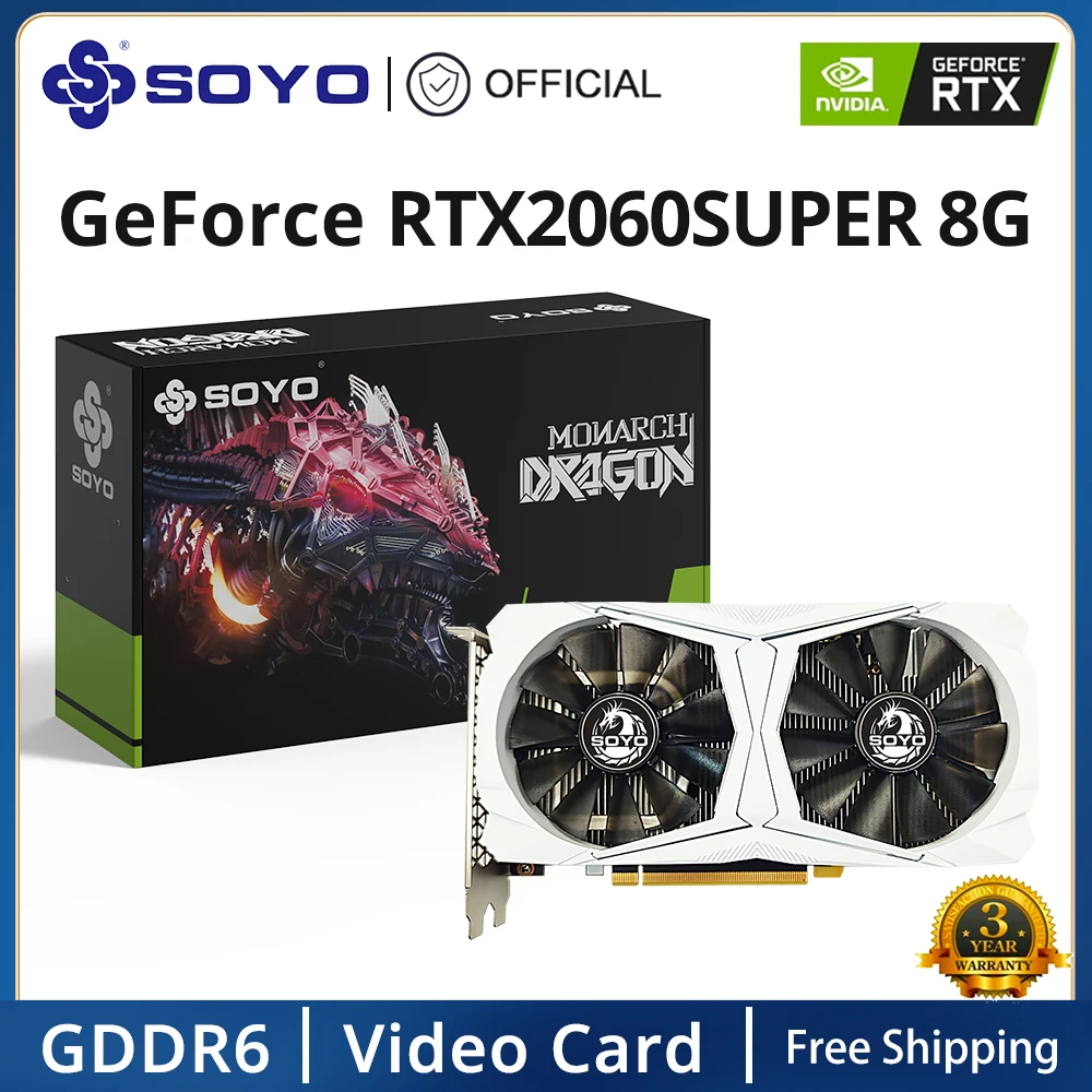 SOYO World Premiere Nvidia GeForce RTX 2060 Super GDDR6 8GB Bianca: Recensione Completa e Valutazione Pratica per Gamers e Creators
