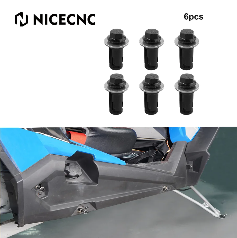 Para Polaris RZR XP TURBO Rock Slider Hardware de montaje perno RZR XP 1000 2014-2022 RZR 900 2015-2020 UTV accesorios de acero
