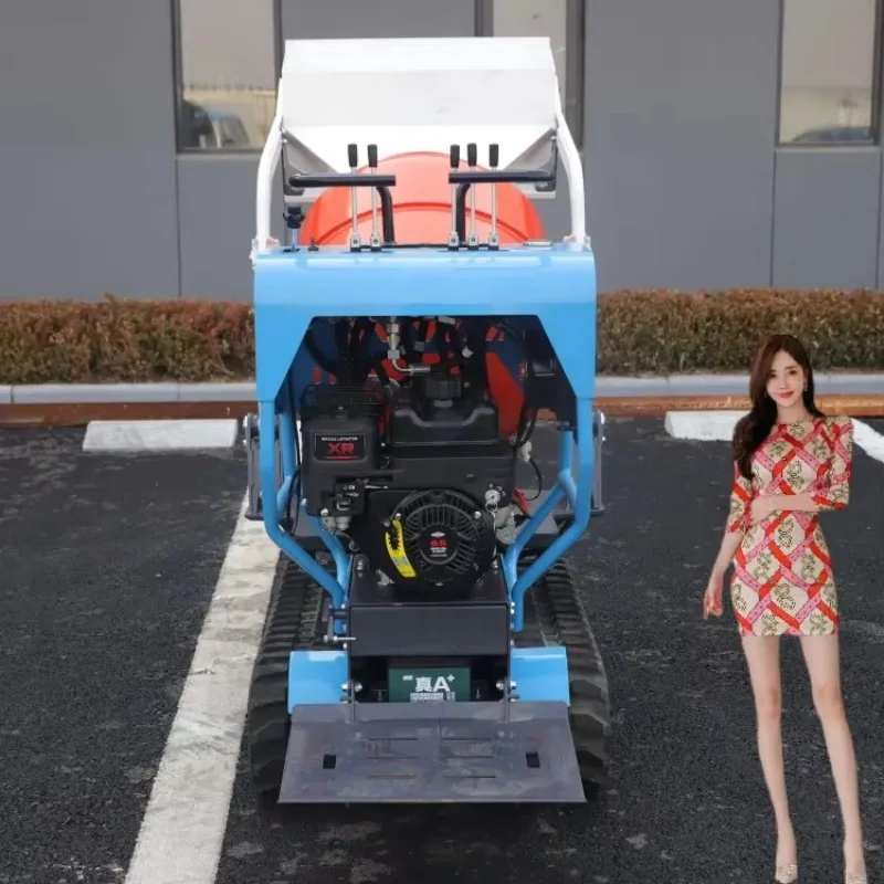 High-efficiency and Multifunctional Premixed Crawler Concrete Mixer Truck With Mixer Truck Pump