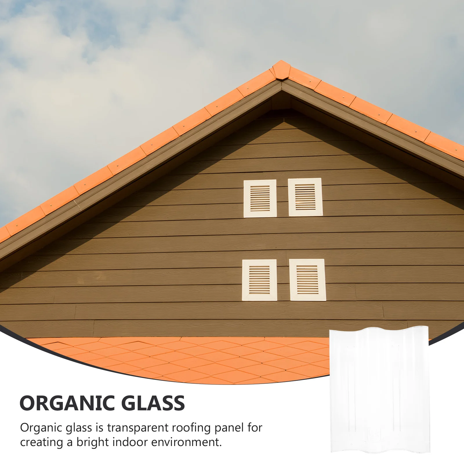 Panel de invernadero transparente de repuesto, Panel de techo acrílico resistente para soporte de plantas, estructura exterior resistente a la intemperie