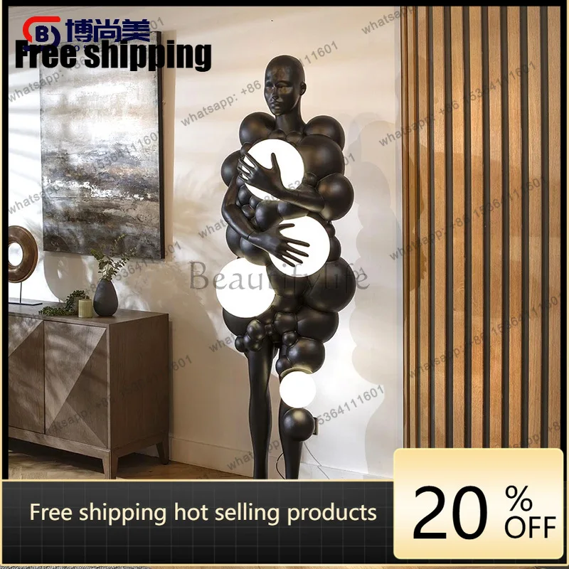 Factory Direct. full body humanoid sculpture floor model house large figure ornament modern abstract art