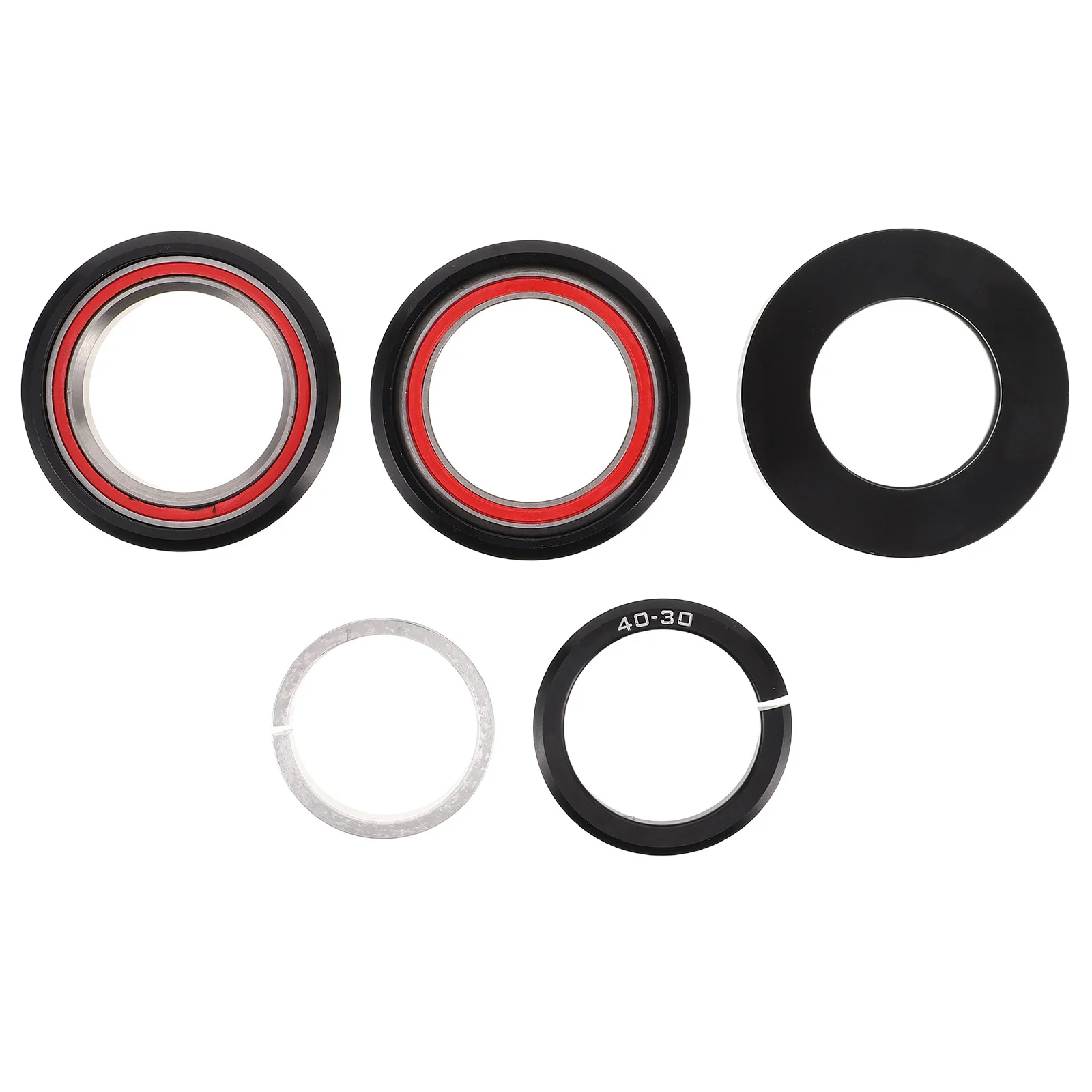 

Bicycle Headset 44Mm Threadless Sealed Bearing Lightweight Aluminum Alloy For Folding Mountain Bike Smooth Steering