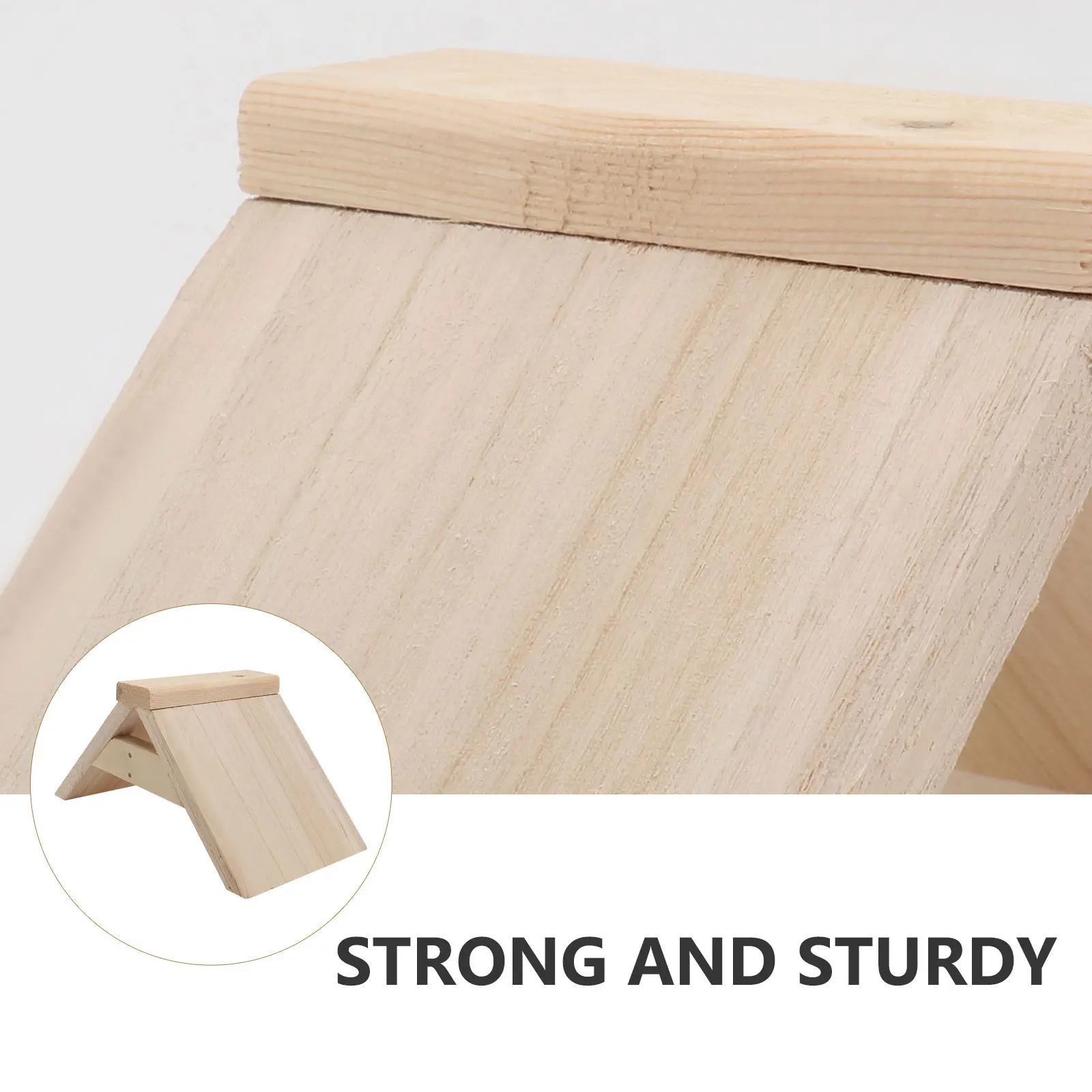 

Wooden Pigeon Rest Stand Natural Wood Perch Bird Dwelling Parrot Toys Dove Supplies Pet Perches Practical Long Time Use Elevated