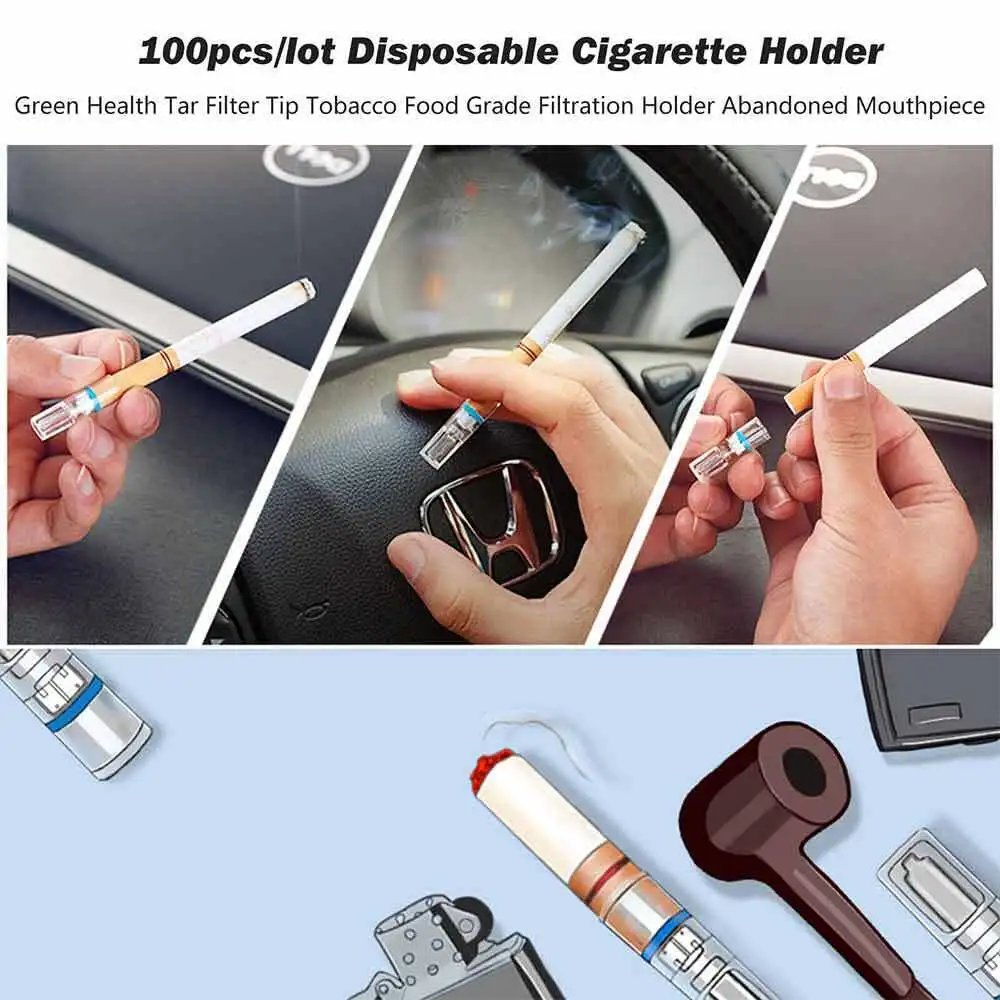 Cigarette Holder Smoking Filterstar-Proof Filtrator Cigarette Filters Healthy Smoking Accessories