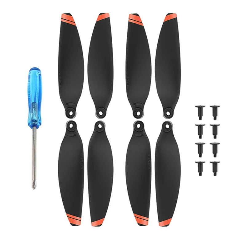 RISE-8Pcs 4726 Propeller for DJI Mini 2 Drone Light Weight Props Blade Replacement Wing Spare Parts for Mavic Mini 2 G