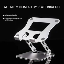 Aluminum Alloy Desktop Mobile Phone Stand Foldable iPad Tablet Support Cell Phone Desk Bracket Lazy Holder For Smartphone Mount