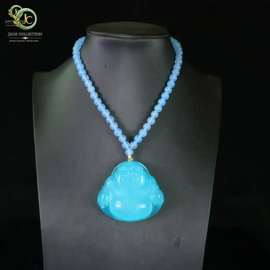 Perfect High Ice Seiko engraved Maitreya amulet, exquisite jewelry, free chain, free box.