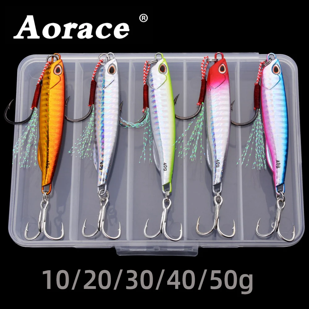 Jigs de Metal Aorace – Señuelo para trolling y jigging de lubina - imagen 2